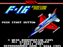 F-16 Fighter screenshot 5 for Sega Master System